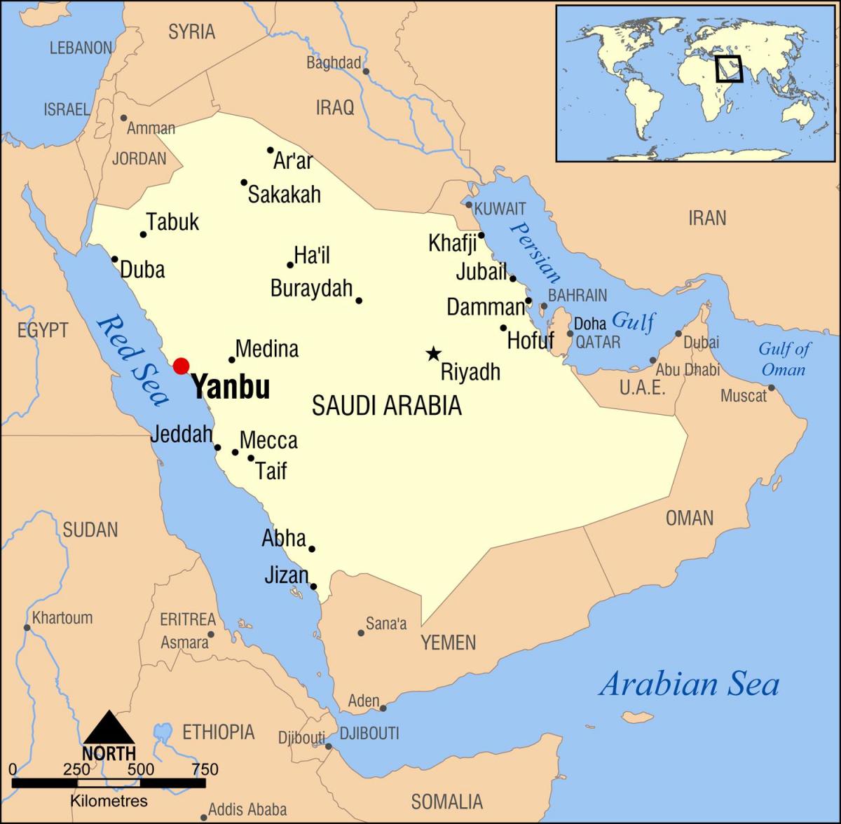 yanbu KSA karte