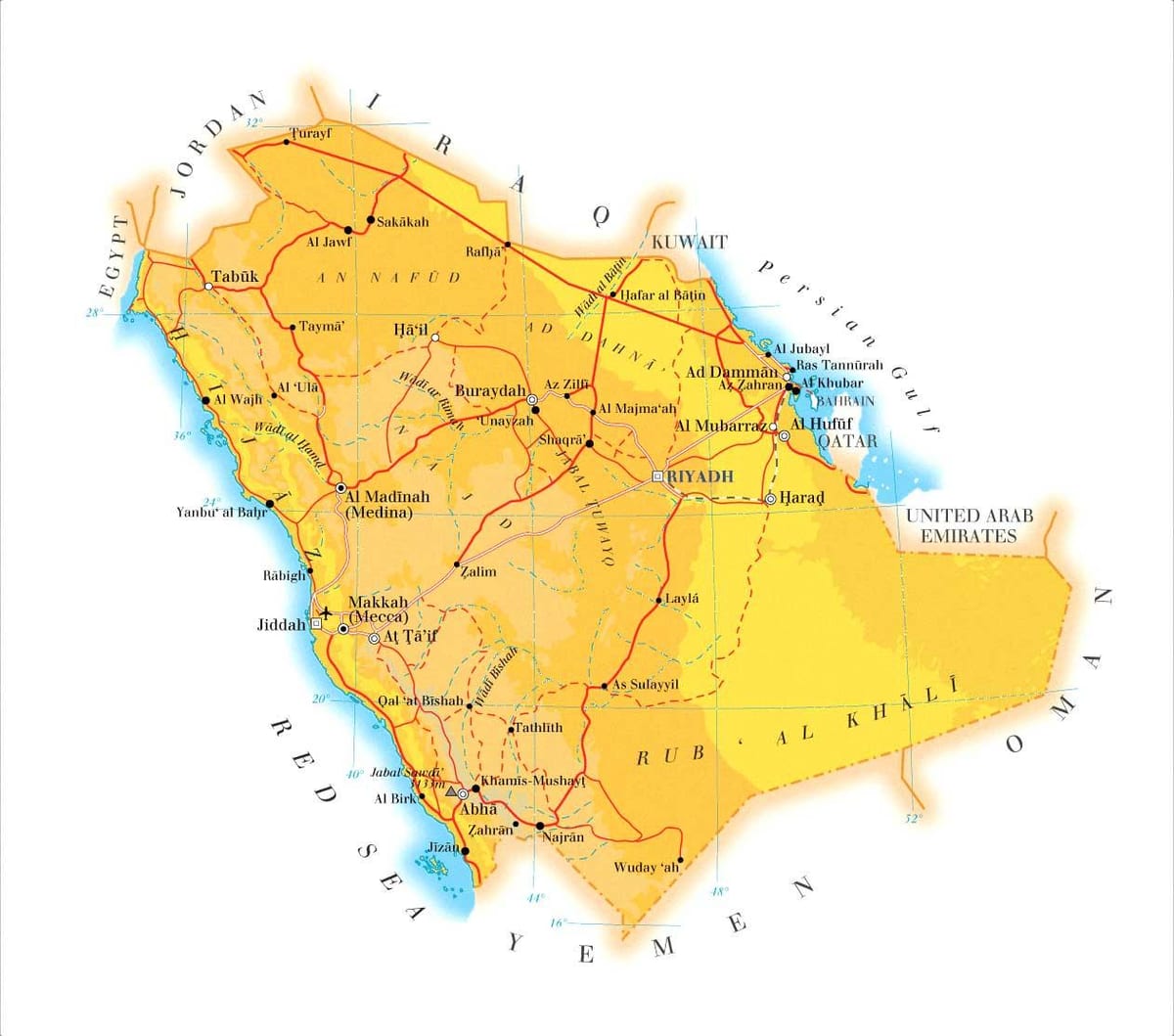 dammam KSA karte