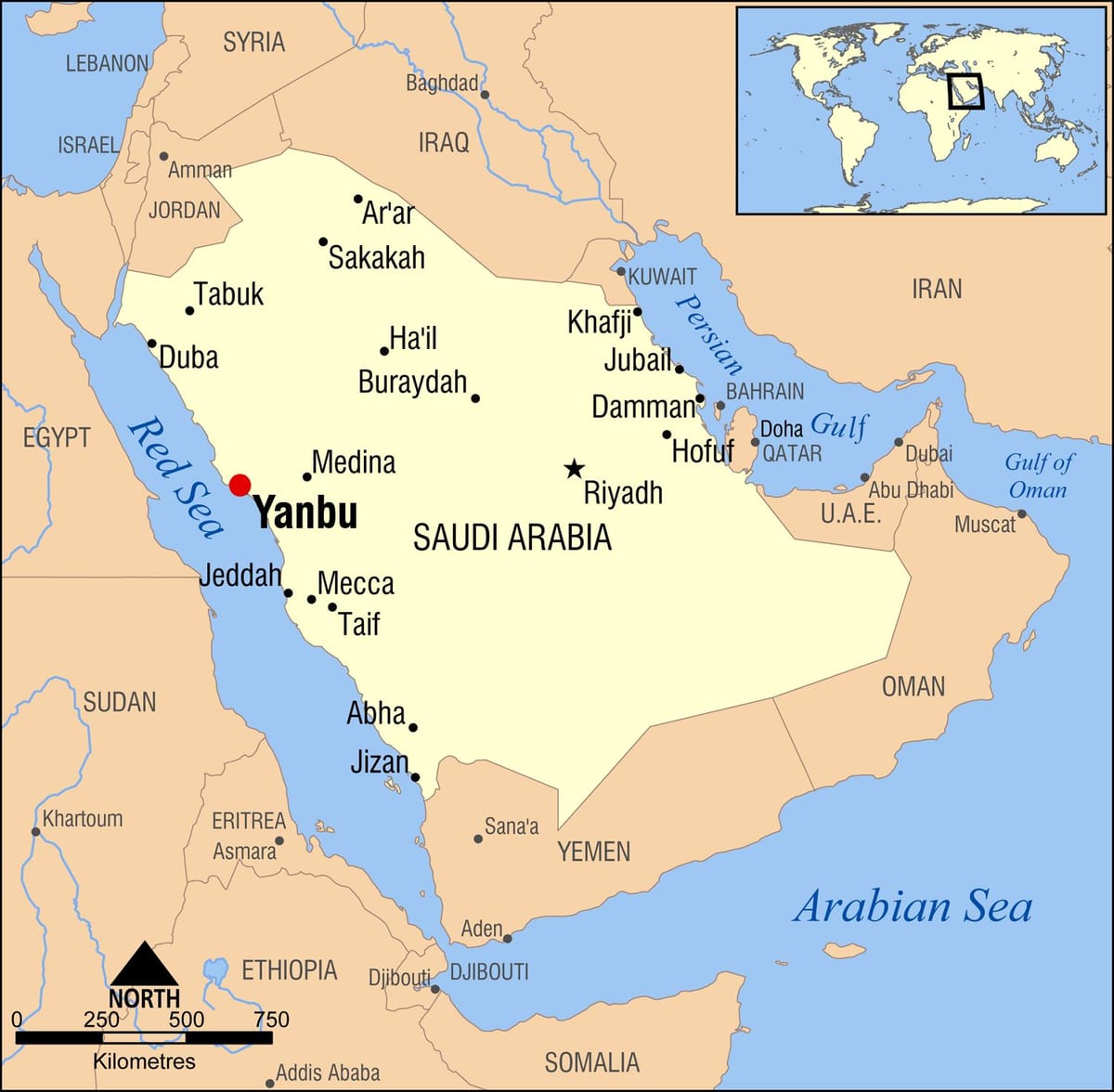 yanbu KSA karte