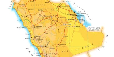 Dammam KSA karte