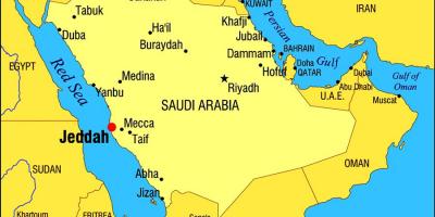 Jeddah KSA karte