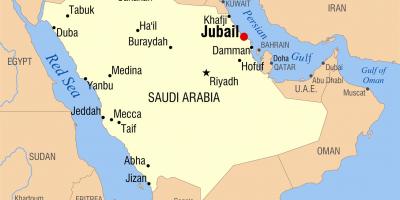 Jubail KSA karte