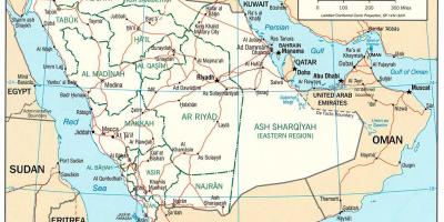 Karte KSA