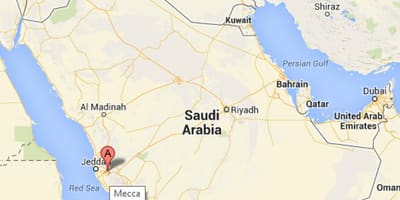 Karte makkah Saūda Arābija