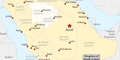 Karte najran Saūda Arābija