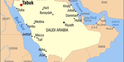 Tabuk KSA karte