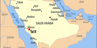 Taif KSA karte